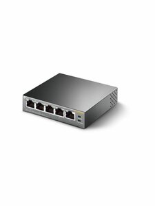 TP-LINK TL-SG1005P Unmanaged Gigabit Ethernet (10/100/1000) Power over Ethernet (PoE) Zwart