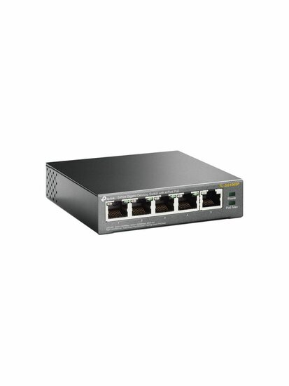 TP-LINK TL-SG1005P Unmanaged Gigabit Ethernet (10/100/1000) Power over Ethernet (PoE) Zwart - Afbeelding 2