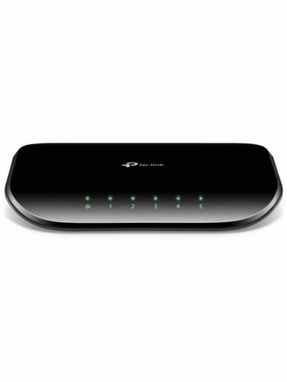TP-LINK TL-SG1005D Unmanaged Gigabit Ethernet (10/100/1000) Zwart